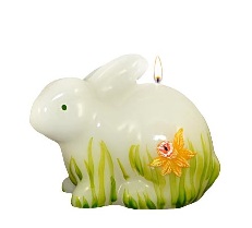 Sviečka Zajac sediaci Narcis