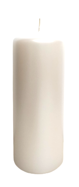 Sviečka Valec Kl-5  perlový biely