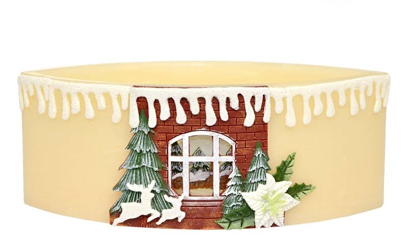 Lampión slza Magic window ecru