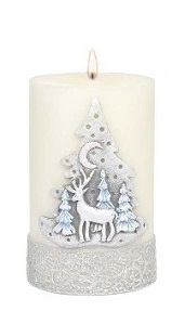 Valec Santa´s reindeer s diódou sivý